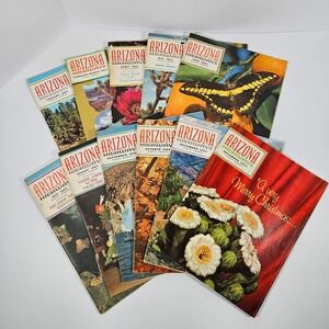 Vintage 1962 Arizona Highways Magazine Complete Year AZ Golden‎ Anniversary